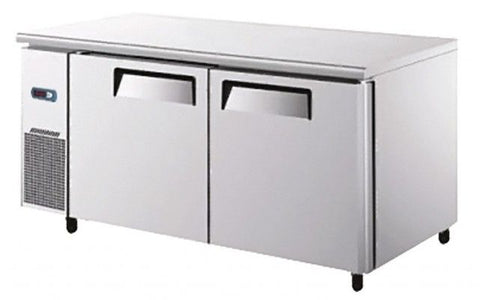 Atosa YPF9027GR Two Door Stainless Steel Undercounter Freezer, 270 Litres