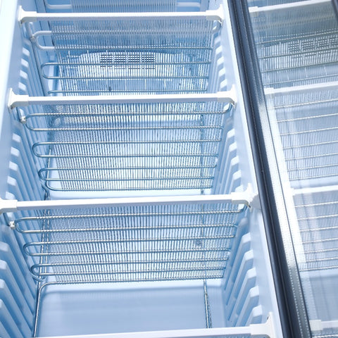 Sterling Pro Green BBVF372-HC Upright Glass Single Door Display Freezer, 382 Litres