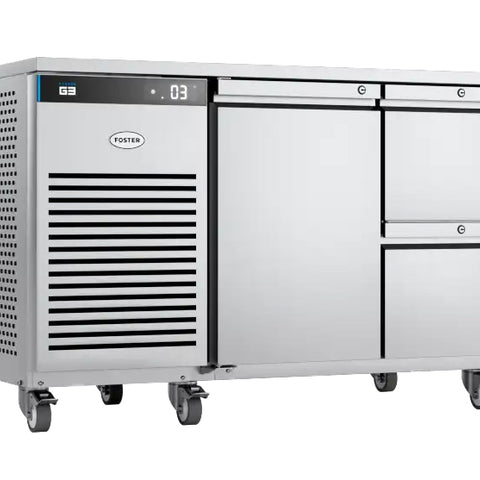 Foster EP1/2H/43-142 EcoPro G3 1 Door & 2 Drawer Refrigerated Counter, 280 Litres