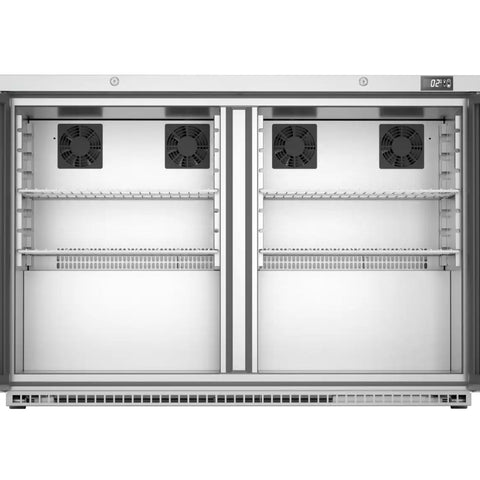 Foster HR360/13-117 Double Door Undercounter Cabinet Refrigerator, 360 Litres