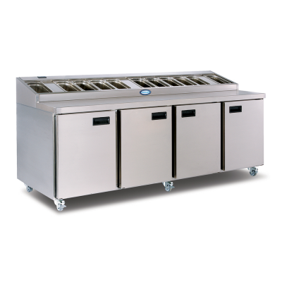 Foster FPS4HR/15-246 4 Door Refrigerated Preparation Counter, 570 Litres