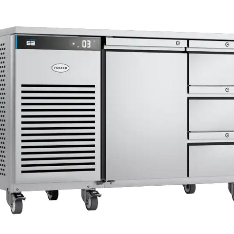Foster EP1/2H/43-150 EcoPro G3 1 Door & 3 Drawer Refrigerated Counter, 280 Litres
