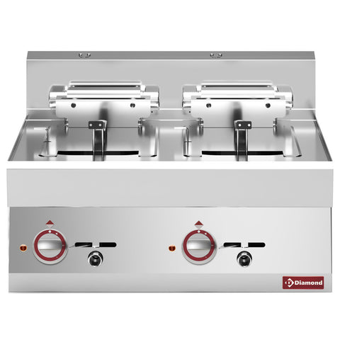 Diamond E65/F20-7T-N Double Basket Countertop Electric Fryer, 15kW