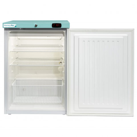 Lec Medical PPSR158BT-UK Solid Single Door Pharmacy Plus Bluetooth Enabled Countertop Refrigerator, 158 Litres
