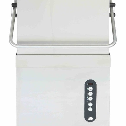 Adler AD1000-DPSO-TPH Passthrough Dishwasher with Chemical Pump, Drain Pump & Integral Water Softener - 18 Plates