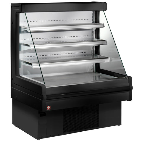 Diamond MN15B-B5/R2 Black Refrigerated Patisserie & Deli Counter, 1500mm