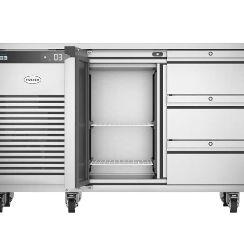 Foster EP1/2H/43-150 EcoPro G3 1 Door & 3 Drawer Refrigerated Counter, 280 Litres