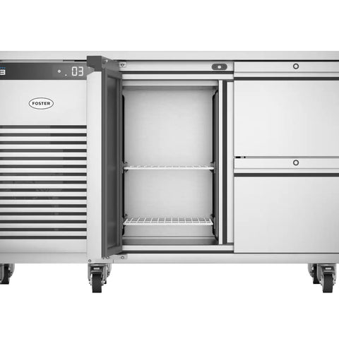Foster EP1/2H/43-142 EcoPro G3 1 Door & 2 Drawer Refrigerated Counter, 280 Litres