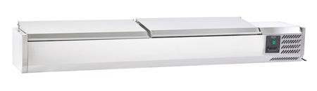 Sterling Pro Cobus SPT1800-330-SS Topping Well with Stainless Steel Lid, 8 x GN1/4
