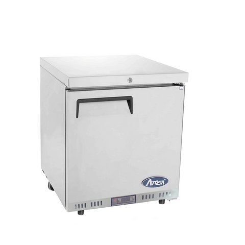 Atosa MBC24R Single Door Undercounter Fridge Cabinet, 145 Litres