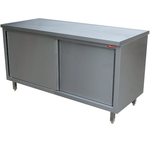 Diamond TA187/B Sliding Doors Cupboard Table