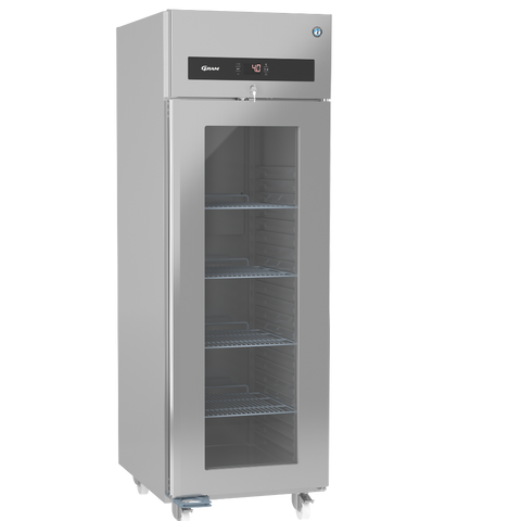 Hoshizaki Premier KG 70 C DR U Glass Single Door Stainless Steel Upright Display Refrigerator, 700 Litres