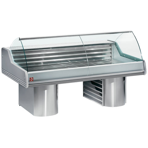 Diamond SG15B/A1-R2 Refrigerated Display Counter with Curved Glass, 1500mm