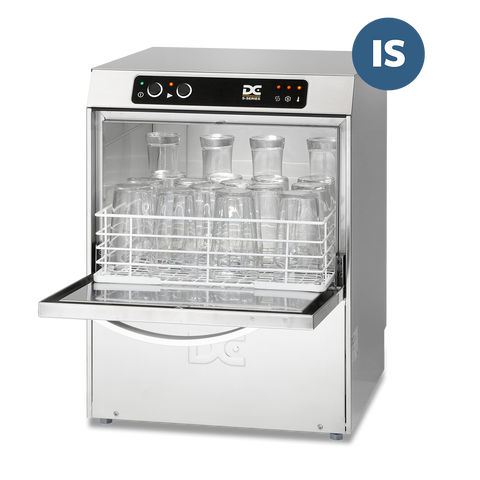 DC SG40IS Standard Range 400mm Basket Frontloading Commercial Glasswasher with Integral Water Softener, 18 Pint Capacity
