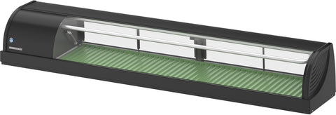 Hoshizaki HNC-180BE-L-BLH Left-Sided Sushi Display Case with LED Lights, 72 Litres