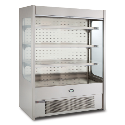 Foster FMSLIM1500NG/18-158 Slimline Multideck with Nightblind and Glass End Panels, 1500mm