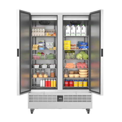 Foster FSL800H/11-301 Slimline Double Door Refrigerated Upright Cabinet, 800 Litres