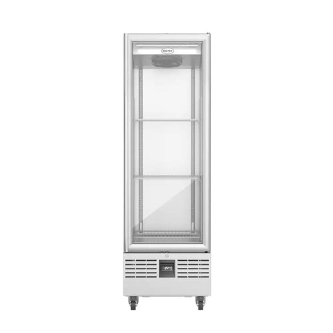 Foster FSL400G/11-310 Slimline Single Glass Door Refrigerated Upright Display Cabinet, 400 Litres