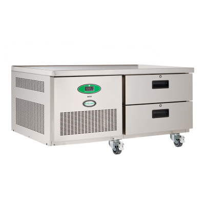 Foster LL2/1HDRW/14-115 2 Drawer Low Level Reduced Width Stainless Steel Refrigerated Counter, 140 Litres