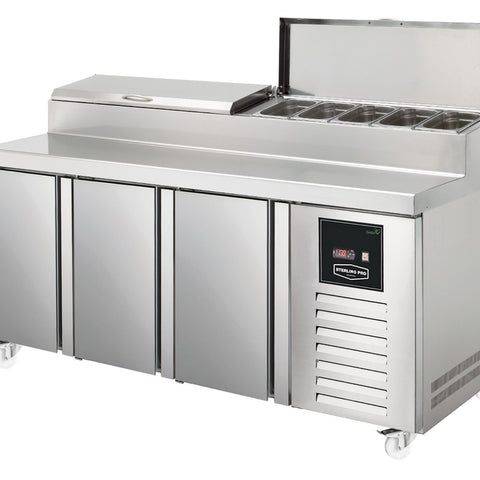 Sterling Pro Green SPIZ-180 3 Door Refrigerated Preparation Counter