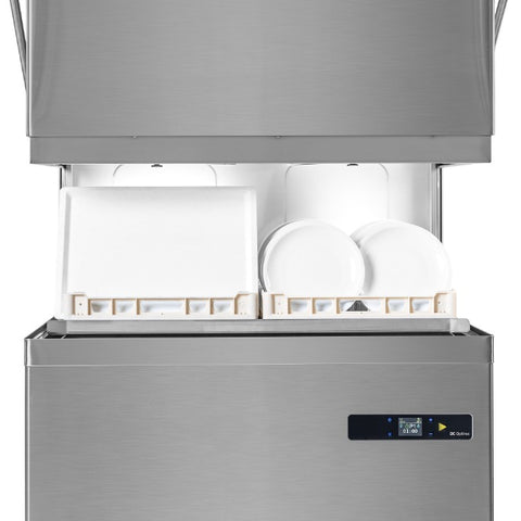 DC OD1425ACPD Optima Range 500mm Basket Passthrough Commercial Dishwasher with Break Tank, Chemical Pumps & Drain Pump, 18 Plates