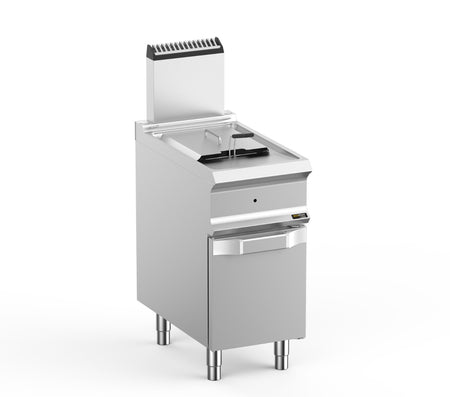 Hobart Ecomax HEFRG74A Floorstanding Single Basket Gas Fryer, 4 Litres