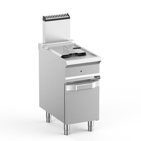 Hobart Ecomax HEFRG74A Floorstanding Single Basket Gas Fryer, 4 Litres