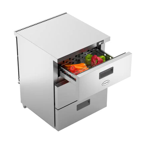 Foster HR150/3D/13-106 3 Drawer Undercounter Cabinet Refrigerator, 150 Litres