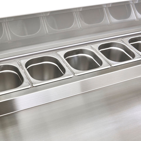 Sterling Pro Cobus SPU300PZ 3 Door Preparation Counter 8 x GN1/6, 392 Litres