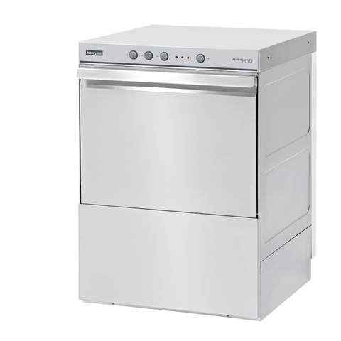 Halcyon Aimka AMH50D Undercounter Glasswasher 500 x 500mm Basket + Drain Pump