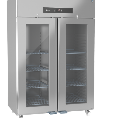 Hoshizaki Premier KG 140 C U Glass Double Door Stainless Steel Upright Display Refrigerator, 1400 Litres