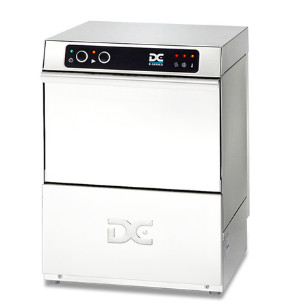 DC EG40ISD Economy Range 400mm Basket Frontloading Commercial Glasswasher with Integral Water Softener & Drain Pump, 16 Pint Capacity
