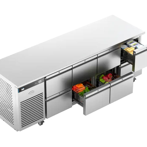 Foster EP1/4H/43-318 EcoPro G3 8 Drawer Refrigerated Counter, 585 Litres