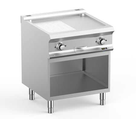 Hobart Ecomax HEFTBE77ALR 1/2 Smooth & 1/2 Ribbed Griddle, 10kW