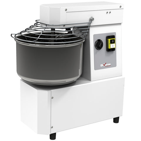 Diamond WR-IM22-M White Spiral Dough Mixer, 22 Litres