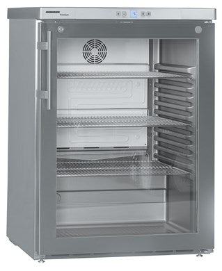 Liebherr FKUv 1663 Glass Single Door Undercounter Fridge, 141 Litres