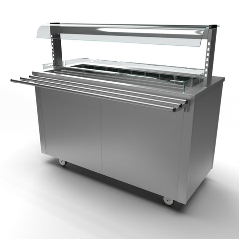 Moffat Versicarte Pro VC4RWLGTR Refrigerated Well with Open Front Gantry & Tray Rail Package