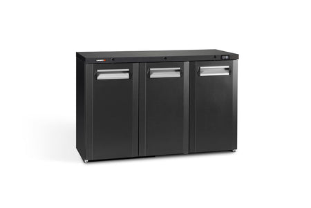 Gamko Maxiglass MG3/315 Maxiglass Hinged Solid Triple Door Undercounter Bottle Cooler, 315 Litres