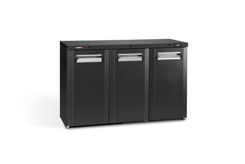 Gamko Maxiglass MG3/315 Maxiglass Hinged Solid Triple Door Undercounter Bottle Cooler, 315 Litres