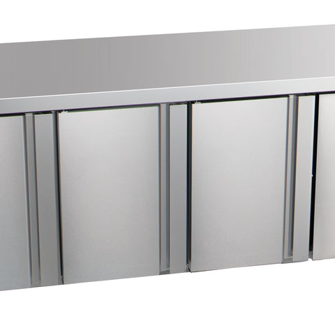Sterling Pro Green SNI-7-180-30-NS 3 Door Counter Freezer Plain Top, 452 Litres