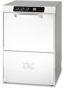 DC SXD45A Standard Range 450mm Basket Frontloading Commercial Dishwasher with Integral Softener & Drain Pump - 14 Plates