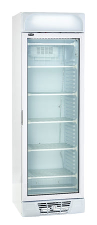 Sterling Pro Green BBVF372-HC Upright Glass Single Door Display Freezer, 382 Litres