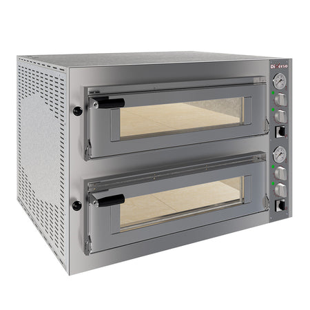 Diverso WR-FD24-MD Electric oven 2x 4 pizzas diam.350mm, 2 rooms