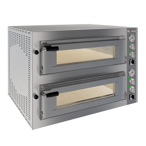 Diverso WR-FD24-MD Electric oven 2x 4 pizzas diam.350mm, 2 rooms