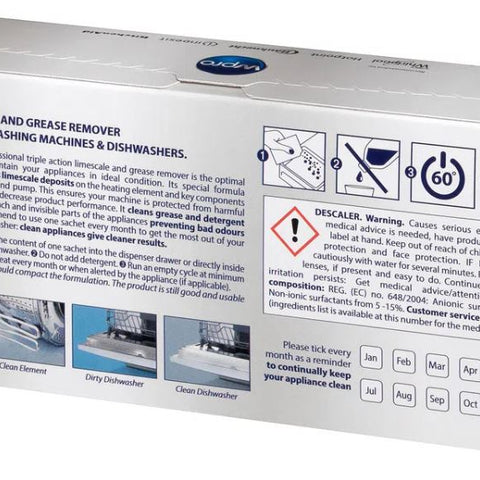 Wpro C00424828 Washer & Dishwasher Limescale Remover
