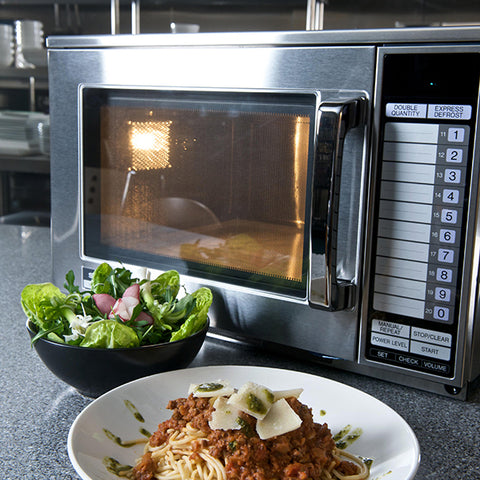 Sharp R24AT Heavy Duty Commercial Microwave Oven, 1900W