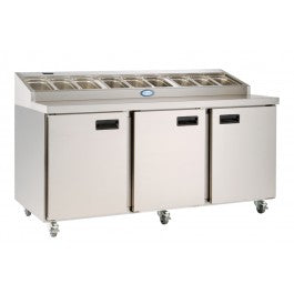 Foster FPS3HR/15-154 3 Door Refrigerated Preparation Counter, 420 Litres
