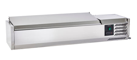 Sterling Pro Cobus SPT1200-330-SS Topping Well with Stainless Steel Lid, 5 x GN1/4