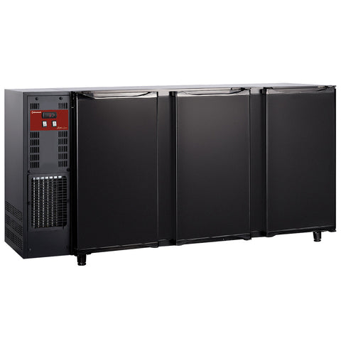 Diamond TAVT/3-R2 Hinged Solid Triple Door Black Bottle Cooler, 579 Litres