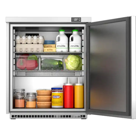 Foster HR200/13-111 Single Door Undercounter Cabinet Refrigerator, 200 Litres